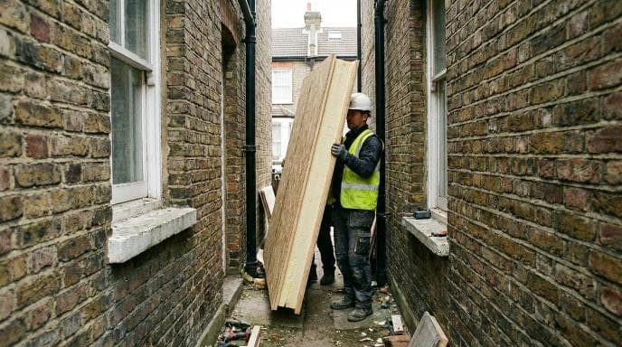 The Ladder Test: Can a Garden Room Be Built with Restricted Access?