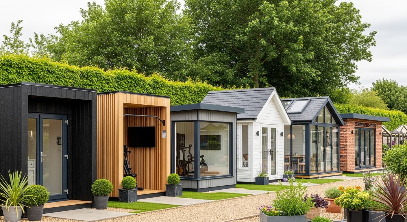 Garden room types including offices, gyms, studios and annexes in London