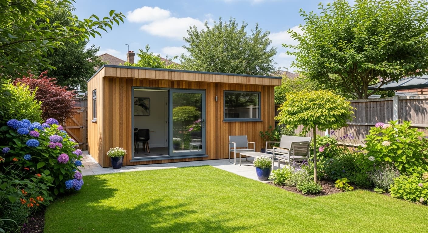Garden room meeting permitted development size requirements in London