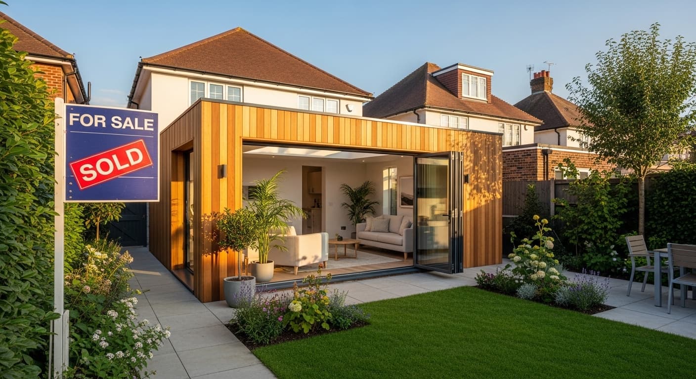 Premium garden room adding value to a London suburban property