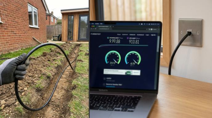 Hardwiring Your Garden Office: Getting Reliable 1Gbps Wi-Fi to the Bottom of the Garden.