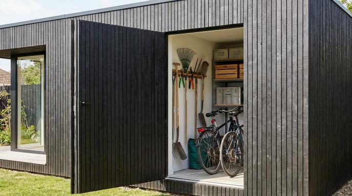 Hidden Storage: Incorporating Bike Racks and Tool Sheds into Your Design.